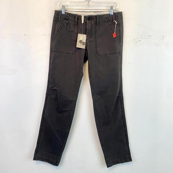 ANTHROPOLOGIE gray paperboy low rise y2k style pants - Picture 3 of 9